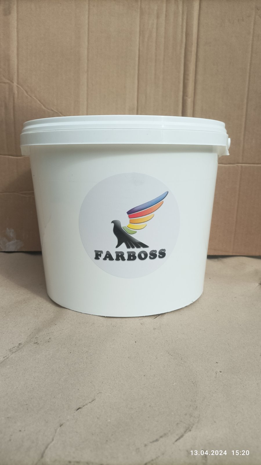 Автоемаль FARBOSS 2х компонентна, червона, 1 л